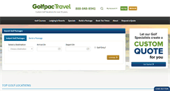 Desktop Screenshot of golfpactravel.com